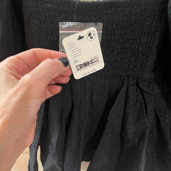 013 Free People Leave It To Me Top In Black Sizes Small & Medium Available - Picture 5 of 9